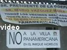 No a la Villa Panamericana en el Parque Morelos