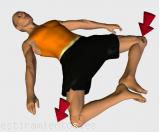 Estiramiento (stretching, streching) recomendado para:  futbol,  baloncesto,  ciclismo,  voleibol,  artes Marciales,  balonmano,  espalda,  piernas,  dormir,  pilates,  aductor.