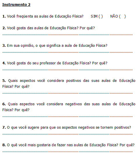 Atividades de Educação Física para sala de aula – Educação Física