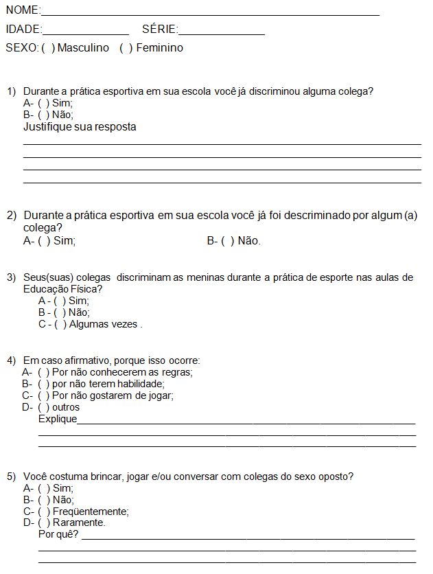 Prática desportiva feminina: análise histórica de sua trajetória e  implicações no âmbito das aulas de Educação Física escolar