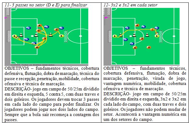 Proposta de treinamento integrado de futsal e futebol, na formação  desportiva do atleta de futebol de campo na categoria sub 17 anos