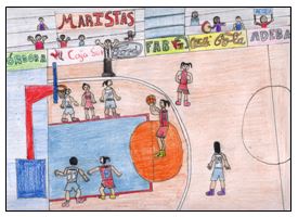 El baloncesto visto a través de los dibujos de las alumnas de Educación  Secundaria