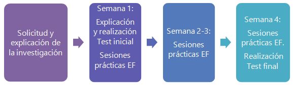 Figura 2. Fases de la intervención grupo experimental cooperativo