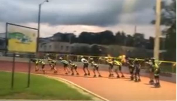 Imagen 1. El test físico se realizó en la pista de patinaje, en el parque Santa Catalina de la ciudad de Popayán, Colombia