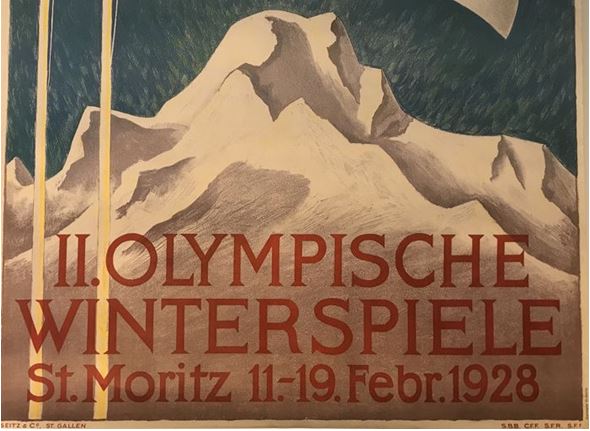Imagen 2. Póster de los JJ.OO. Saint-Moritz 1928