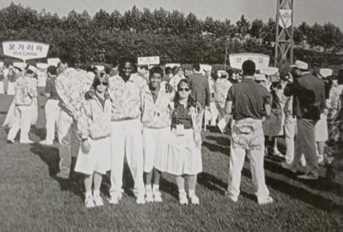 Imagem 1. Mônica Angelucci e Soraia André nos Jogos de Seul 1988