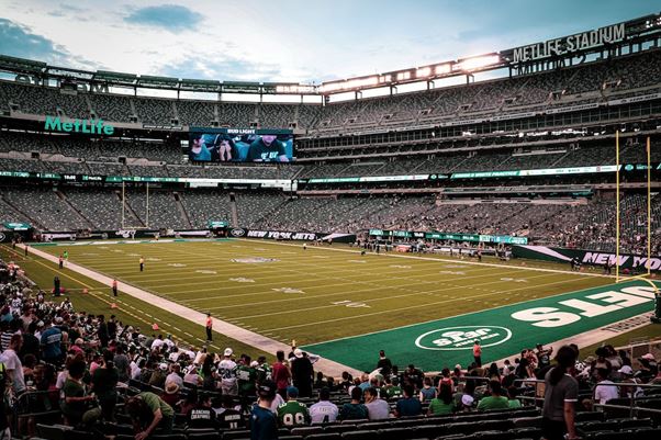 Imagen 1. Estadio MetLife en New Jersey, donde juegan de local dos equipos de la NFL: los New York Giants y los New York Jets. Será sede del Mundial de Fútbol (Soccer) de 2026