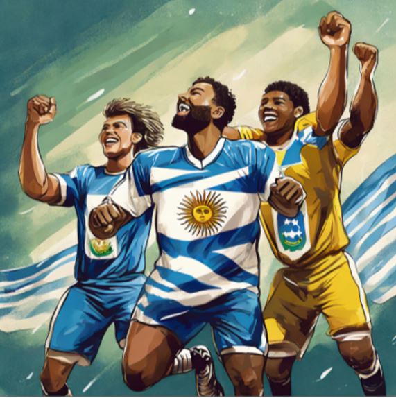 Imagen 1. Selecciones nacionales y los clubes sudamericanos son campeones del mundo, compitiendo siempre de igual a igual con los europeos por la hegemonía del fútbol mundial