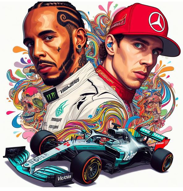Imagem 1. Lewis Hamilton versus Max Verstappen
