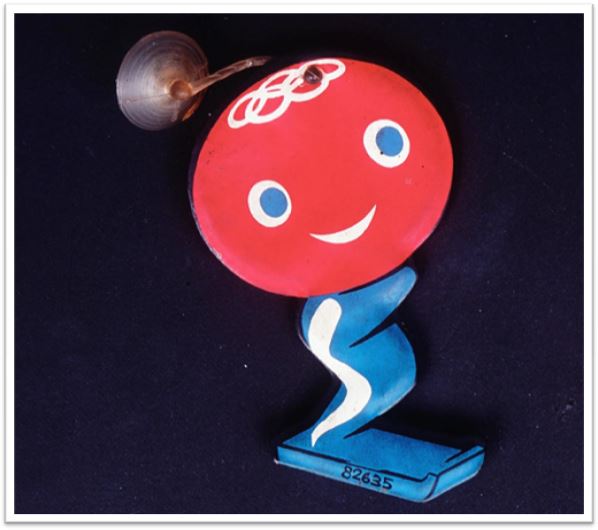 Imagen 1. Shuss. Mascota de los Juegos Olímpicos de Invierno Grenoble 1968
