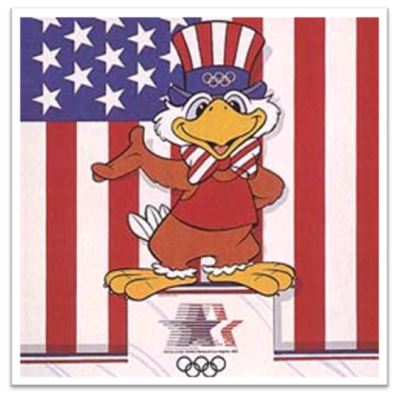 Imagen 5. Sam. Mascota de los Juegos Olímpicos de Los Ángeles 1984