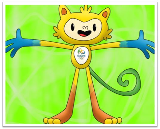 Imagen 13. Vinícius. Mascota de los Juegos Olímpicos de Rio 2016