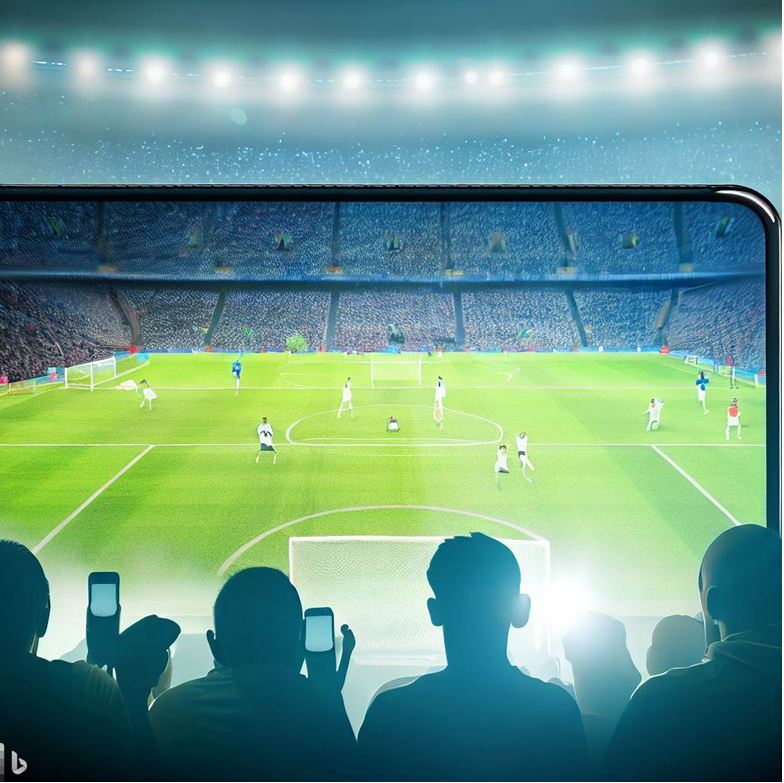 Imagem 1. No futebol torcedores e atletas têm do uso de tecnologias dentro e fora do campo