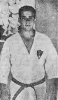 Figura 3. Rafael Barquero, cinturón negro primer dan, campeón nacional de judo en 1957 y 1959