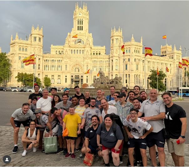 Figura 1. Pumpas XV representó a Argentina en el Rugby World Cup de Mixed Ability