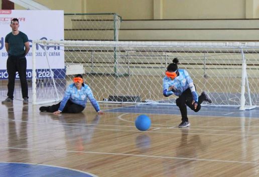 Figura 2. El goalball es un deporte paralímpico creado específicamente para personas con discapacidad visual