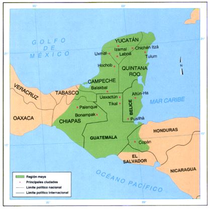 Figura 1. La civilización maya