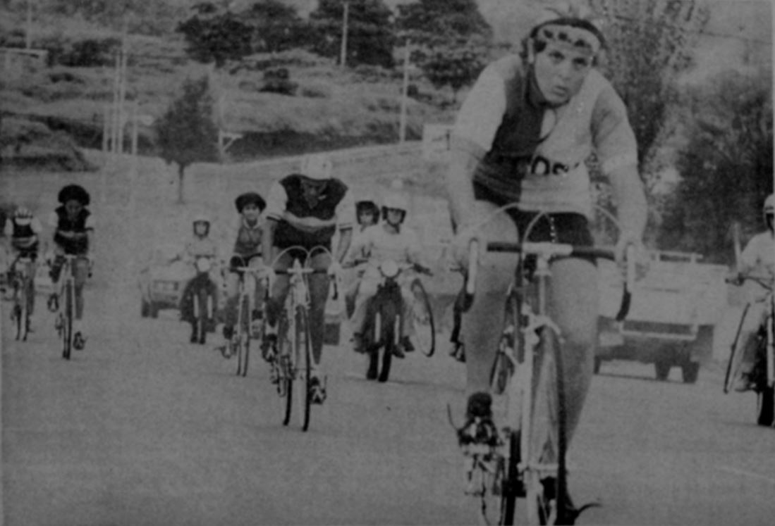 Figura 2. Rosaura Méndez en la carrera de ALCOSA de 1980