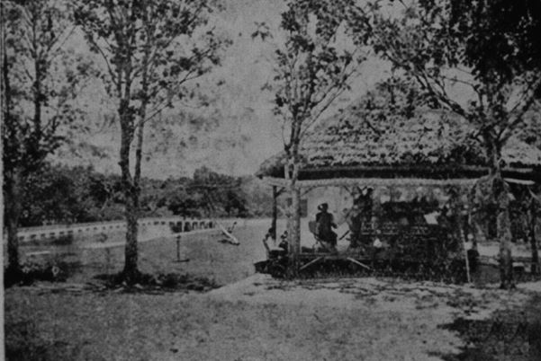 Figura 1. Del lado izquierdo parte de la pila de natación del Club Alemán en 1936