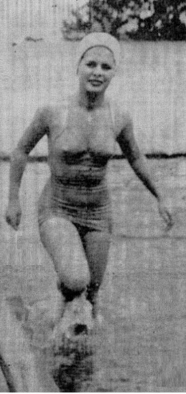 Figura 8. La señorita Lidilia Aguilar estudiante de la Academia de Cultura Física