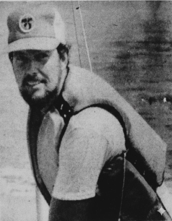 Figura 3. Hans Schmidt, campeón de velerismo de Costa Rica de 1980