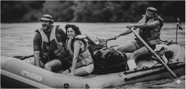 Figura 6. La remera Jan Harper. Adelante Tony Castro del ICT y Yolanda Amaya