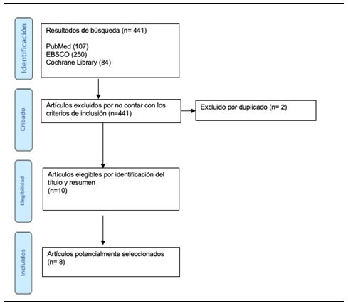 Figura 1. Diagrama de flujo de la búsqueda
