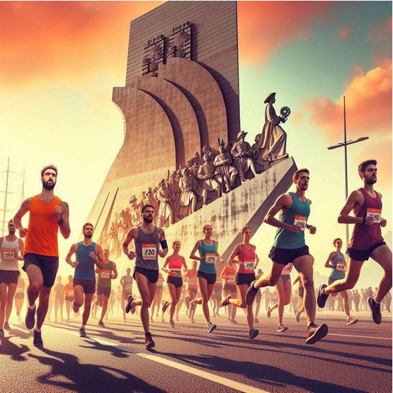 Figura 1. As maratonas em Portugal reúnem atletas de todos os níveis em arredores deslumbrantes
