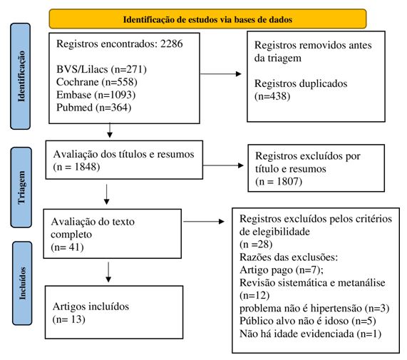 Figura 1. Representa o Fluxograma adaptado de PRISMA 2020
