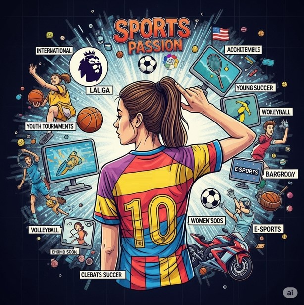 Figura 1. Uma forma de se divertir é descobrir outros desportos que também oferecem emoção e dinamismo, como o basquetebol, o ténis, o voleibol, o automobilismo e os e-sports