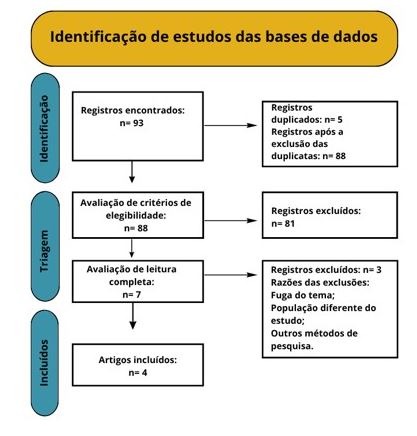 Figura 1: Representa o Fluxograma adaptado de PRISMA 2020