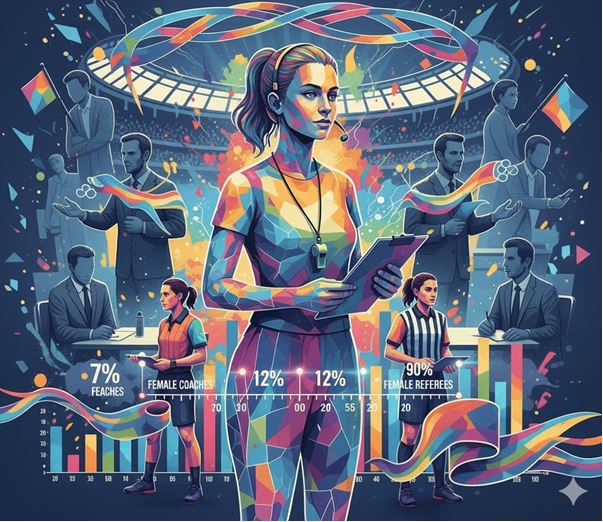 Figura 1. La baja presencia de referentes femeninos en como entrenadoras, árbitras o gestoras consolida la idea de que el deporte es un territorio masculino
