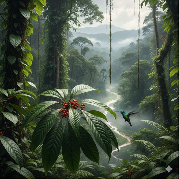 Figura 1. La guayusa es originaria de la Amazonía y posee altos niveles de antioxidantes naturales