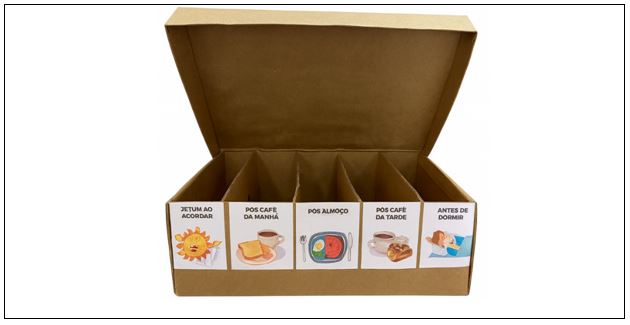Figura 1. Caixa organizadora de medicamentos, confeccionada pelos internos (APAC)