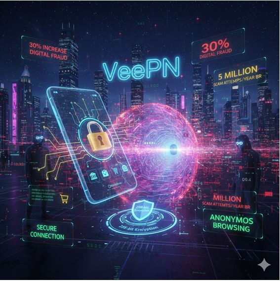 Figura 1. Usar uma VPN ao fazer compras online ou realizar operações bancárias é uma prática cada vez mais recomendada por especialistas em cibersegurança