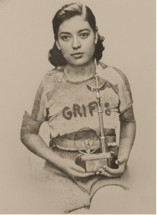 Figura 4. La basquetbolista Sary Miranda de Las Grifas