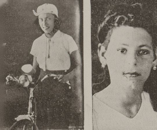 Figura 9. Las ganadoras de la competencia ciclística ida y vuelta a Las Mercedes en el orden usual Julita Gómez y Daisy Lacayo
