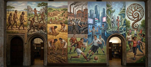 Figura 1. Biopolítica del movimiento: de la adaptación evolutiva a la soberanía corporal