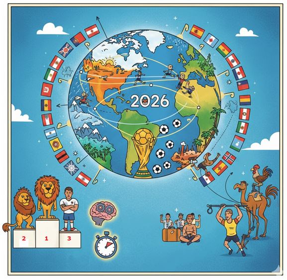 Figura 1. Para conseguir la Copa del Mundo se va necesitar talento y esfuerzo en los partidos y estrategia fuera del campo