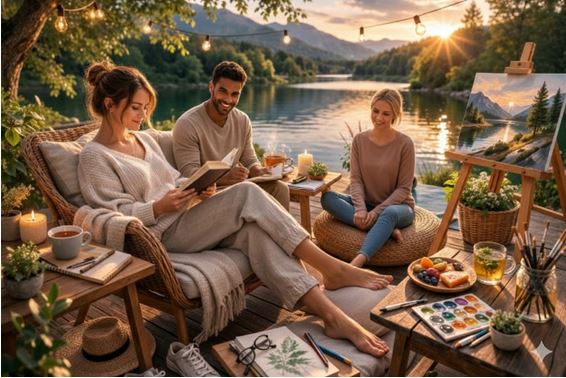 Figura 1. El ocio consciente favorece la actividad mental de forma equilibrada mejorando la memoria, la creatividad y la estabilidad emocional.