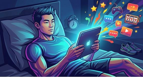 Figura 3. La estimulación digital nocturna puede afectar la recuperación del deportista