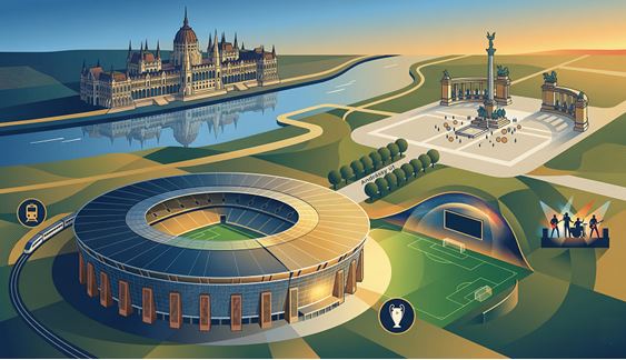 Figura 1. Budapest será la sede de una final de la UEFA Champions League por primera en su historia