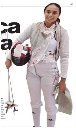 Imagen 9. La esgrimista Hannah Méndez